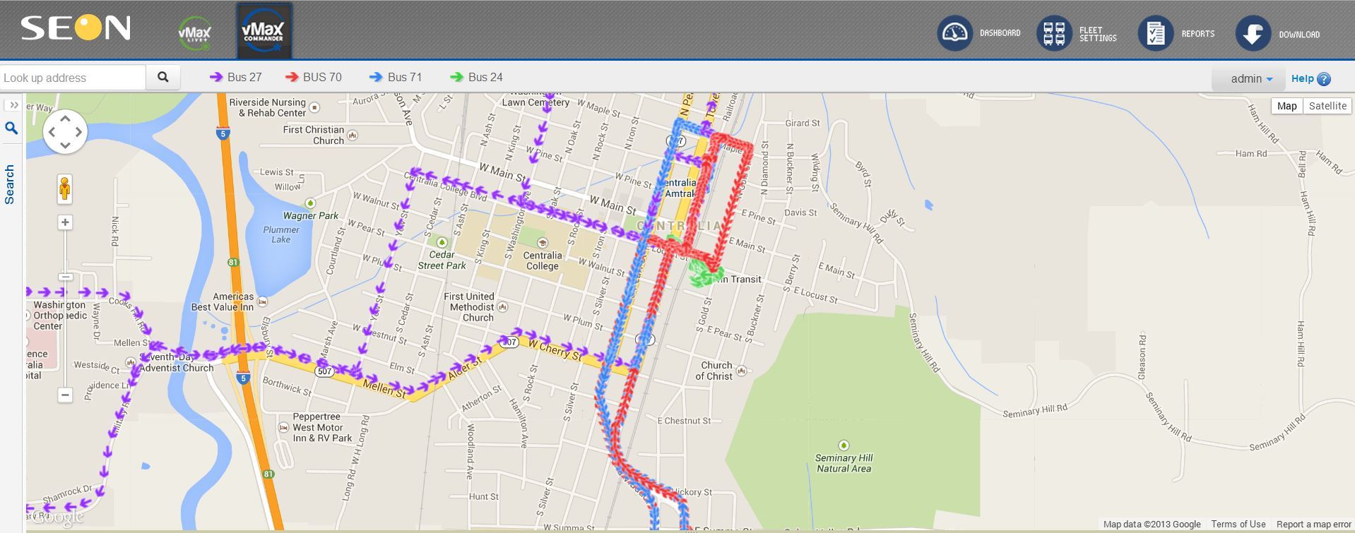 Commander 5 GPS Tracks